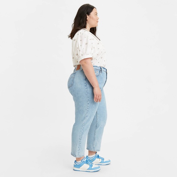 NWT Levi’s 501 Original Cropped Straight Leg Jeans Plus Size 24W - Picture 3 of 11